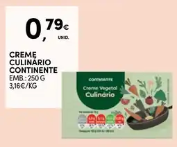 Continente Creme vegetal culinário continente promoção