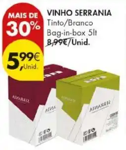 Pingo Doce vinho serrania promoção