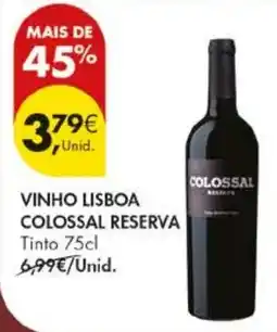 Pingo Doce vinho lisboa colossal reserva promoção