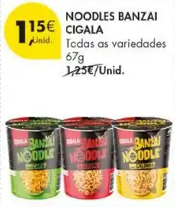 Pingo Doce Noodles banzai cigala promoção