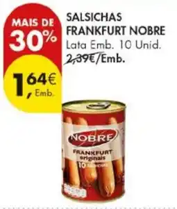 Pingo Doce Salsichas frankfurt nobre promoção