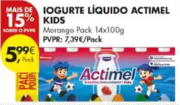 Pingo Doce Iogurte líquido actimel kids promoção