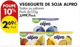 Pingo Doce vegegurte de soja alpro promoção