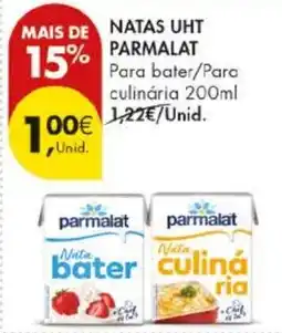 Pingo Doce Natas uht parmalat promoção