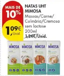 Pingo Doce Natas uht mimosa promoção