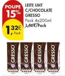 Pingo Doce Leite uht c/chocolate gresso promoção