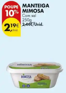 Pingo Doce Manteiga mimosa promoção