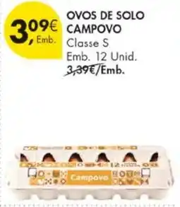 Pingo Doce ovos de solo campovo promoção