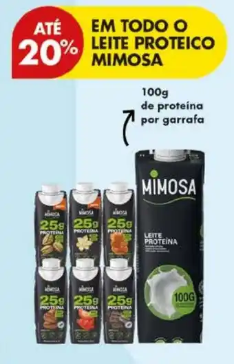 Pingo Doce Leite proteico mimosa promoção