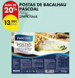 Pingo Doce postas de bacalhau pascoal promoção