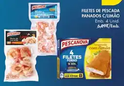 Pingo Doce Filetes de pescada panados c/limão promoção
