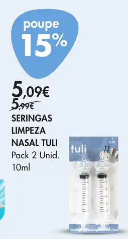 Pingo Doce Seringas limpeza nasal tuli promoção