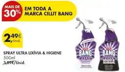 Pingo Doce spray ultra lixívia & higiene cillit bang promoção