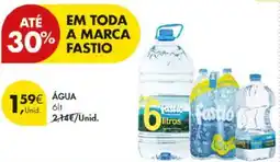 Pingo Doce Água fastio promoção