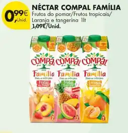 Pingo Doce Néctar compal família promoção