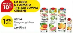 Pingo Doce Néctar manga magdalena compal origens promoção