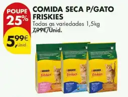 Pingo Doce comida seca p/gato friskies promoção