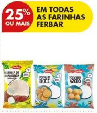 Pingo Doce Farinha de mandioca ferbar promoção