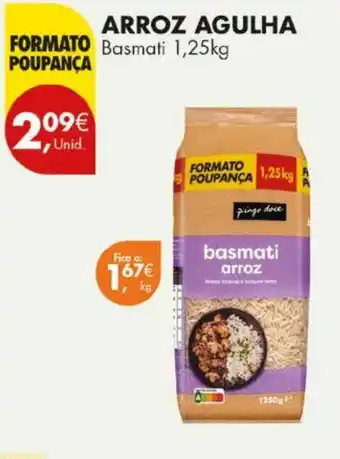 Pingo Doce Arroz agulha basmati promoção