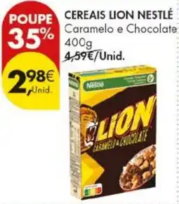 Pingo Doce Cereais lion nestlé caramelo e chocolate promoção