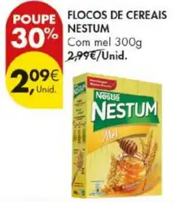 Pingo Doce Flocos de cereais nestum com mel promoção