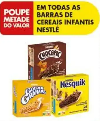 Pingo Doce Barras de cereais infantis Nestlé promoção