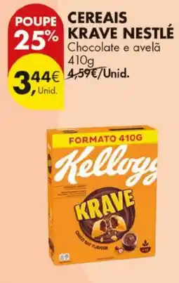 Pingo Doce Cereais krave nestlé chocolate e avelã promoção