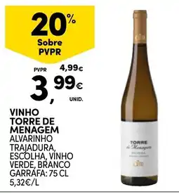 Continente Vinho torre de menagem promoção