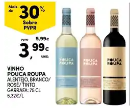 Continente vinho pouca roupa promoção