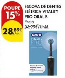 Pingo Doce escova de dentes elétrica vitality pro oral b promoção
