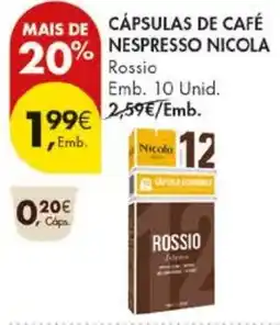 Pingo Doce Cápsulas de café nespresso nicola rossio promoção