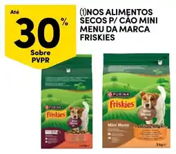 Continente alimentos secos p/ cão mini menu da marca friskies promoção