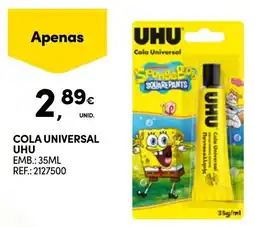 Continente Cola universal uhú promoção