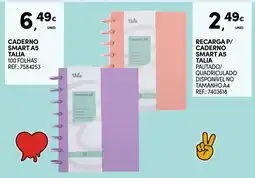 Continente Caderno smart a5 talia promoção