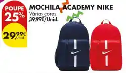 Pingo Doce Mochila academy nike promoção