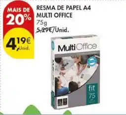 Pingo Doce Resma de papel a4 multi office promoção