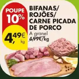 Pingo Doce Bifanas/rojões/carne picada de porco promoção