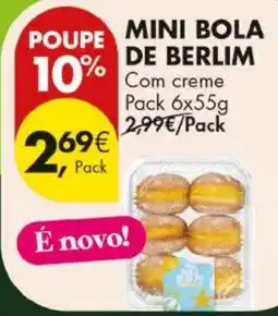 Pingo Doce Mini bola de berlim promoção