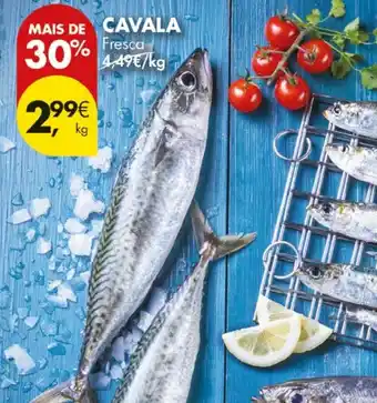 Pingo Doce Cavala fresca promoção