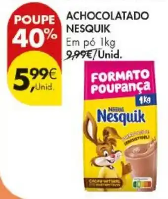 Pingo Doce Achocolatado nesquik promoção
