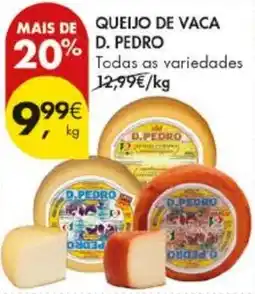 Pingo Doce Queijo de vaca d. pedro promoção