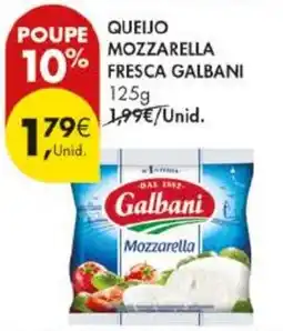 Pingo Doce Queijo mozzarella fresca galbani promoção