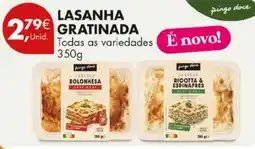 Pingo Doce Lasanha gratinada pingo doce promoção