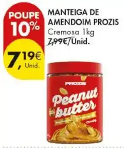 Pingo Doce Manteiga de amendoim prozis promoção
