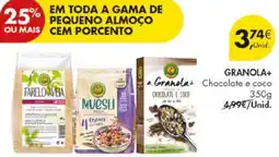 Pingo Doce Granola+ Chocolate e coco promoção