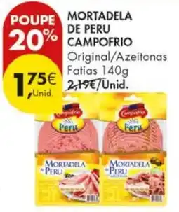 Pingo Doce mortadela de peru campo frrio promoção