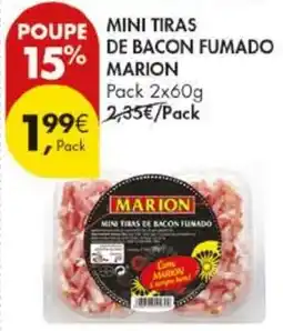 Pingo Doce mini tiras de bacon fumado marion promoção
