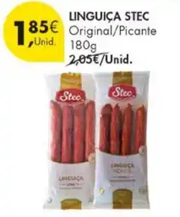 Pingo Doce Linguiça stec original/picante promoção