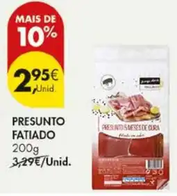 Pingo Doce Presunto fatiado promoção