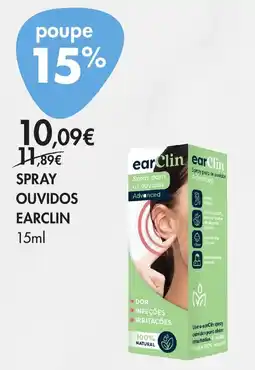Pingo Doce spray para os ouvidos earclin promoção